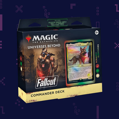 Magic: The Gathering - Universes Beyond: Fallout - Commander Deck - Scrappy Surivors + Secret Lair x Fallout®: Beyond Vault 33 Bundle