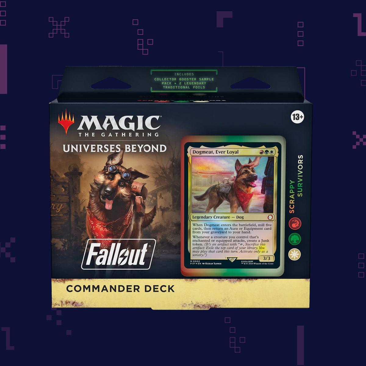 Magic: The Gathering - Universes Beyond: Fallout - Commander Deck - Scrappy Surivors + Secret Lair x Fallout®: Beyond Vault 33 Bundle