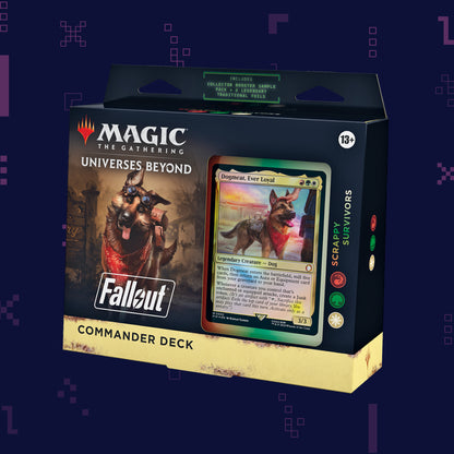 Magic: The Gathering - Universes Beyond: Fallout - Commander Deck - Scrappy Surivors + Secret Lair x Fallout®: Beyond Vault 33 Bundle