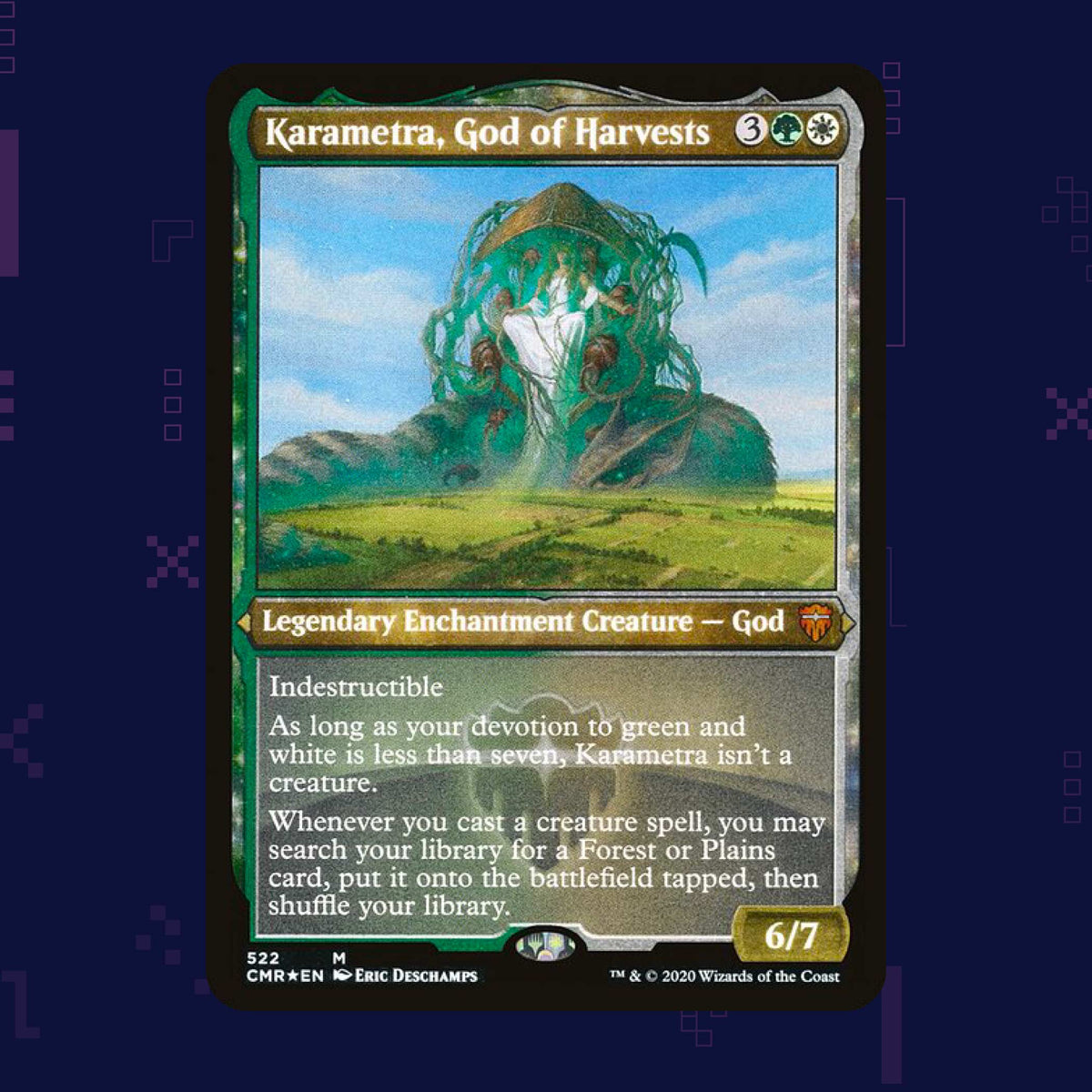 Magic: the Gathering - Karametra, God of Harvests CMR (0522) Foil