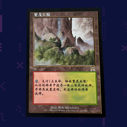 Magic- the Gathering - Wooded Foothills (330/350) - Non-Foil Foreign