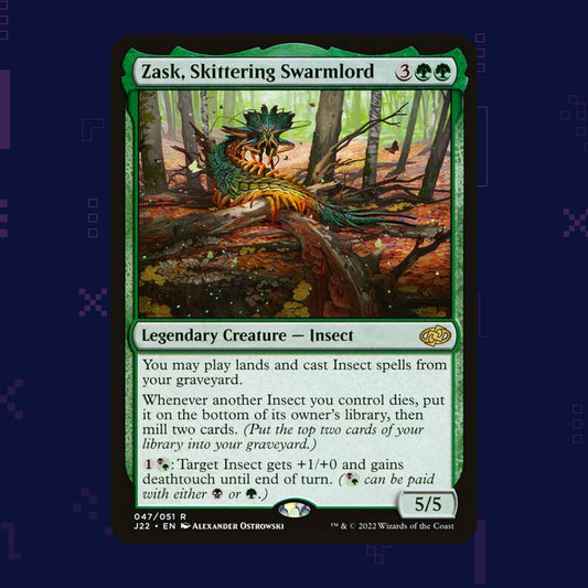 Magic: the Gathering - Zask, Skittering Swarmlord J22 (0047) Non-Foil