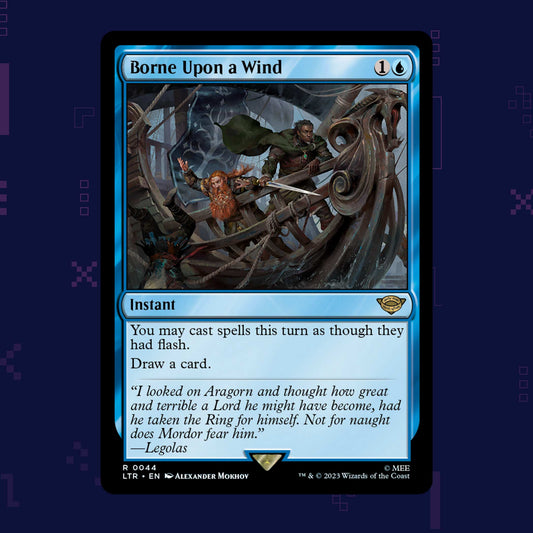 Magic the Gathering - Borne Upon a Wind R 0044 LTR - Non Foil