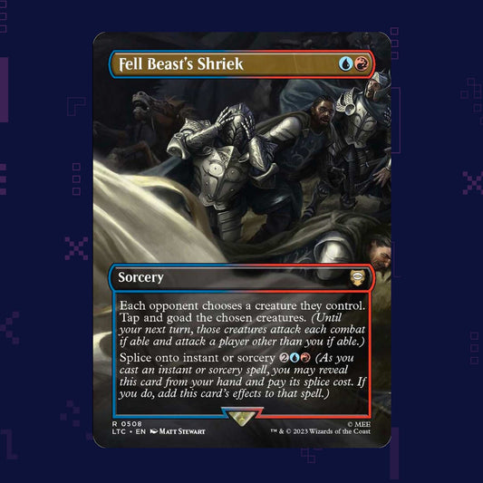 Magic the Gathering - Fell Beast's Shriek R 0508 LTC - Scene Card Non Foil