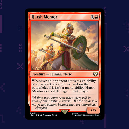 Magic the Gathering - Harsh Mentor R 0221 LTC - Non Foil