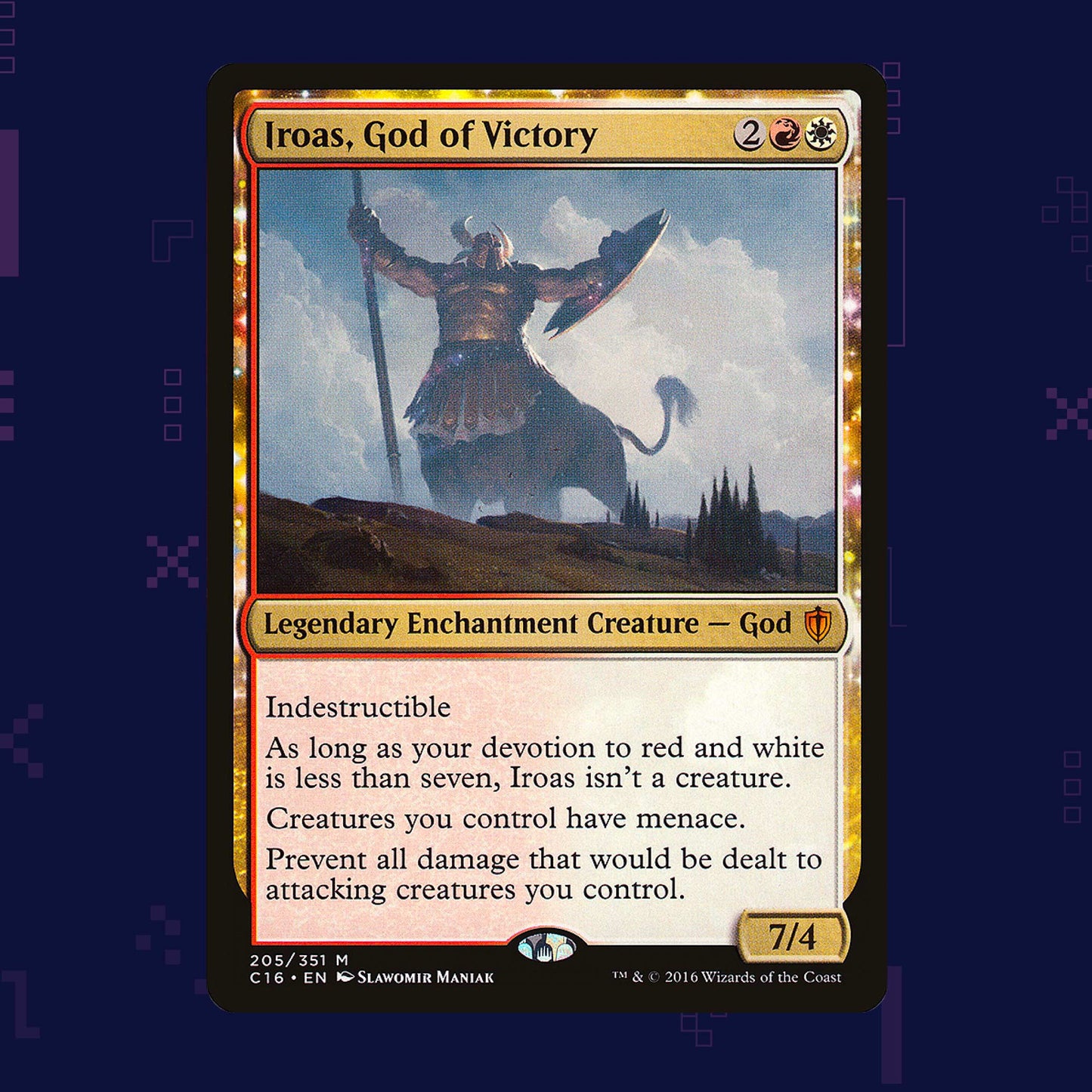 Magic the Gathering - Iroas, God of Victory M 250/351 C16 - Non Foil