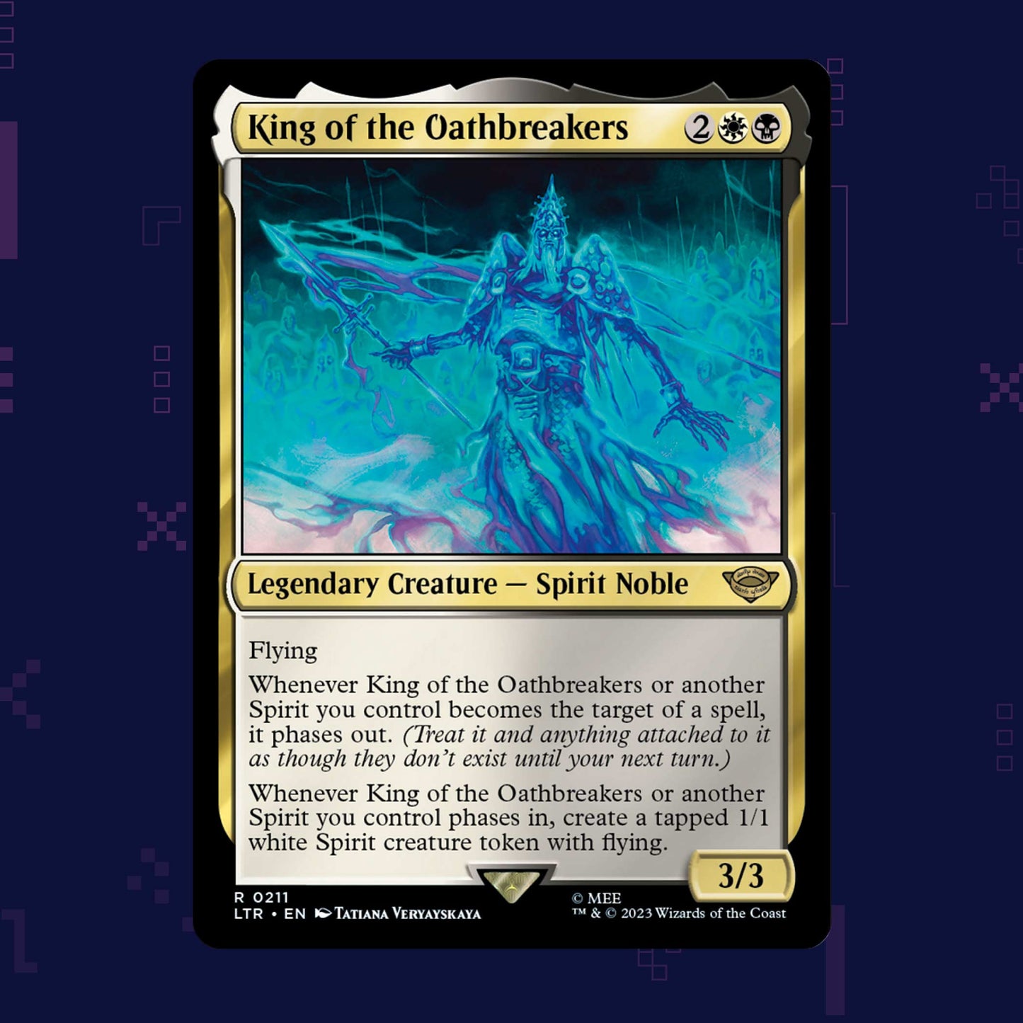 Magic the Gathering - King of the Oathbreakers R 0211 LTR - Foil