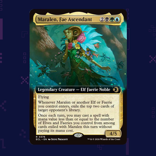 Magic the Gathering - Maralen, Fae Ascendant R 0376 ECL - Borderless Non Foil
