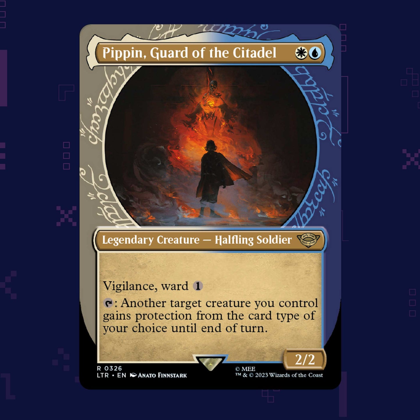 Magic the Gathering - Pippin, Guard of the Citadel R 0326 LTR - Showcase Non Foil