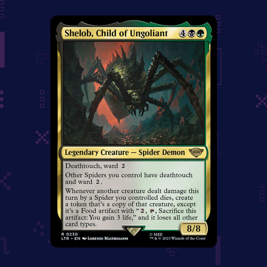 Magic the Gathering - Shelob, Child of Ungoliant R 0230 LTR - Non Foil