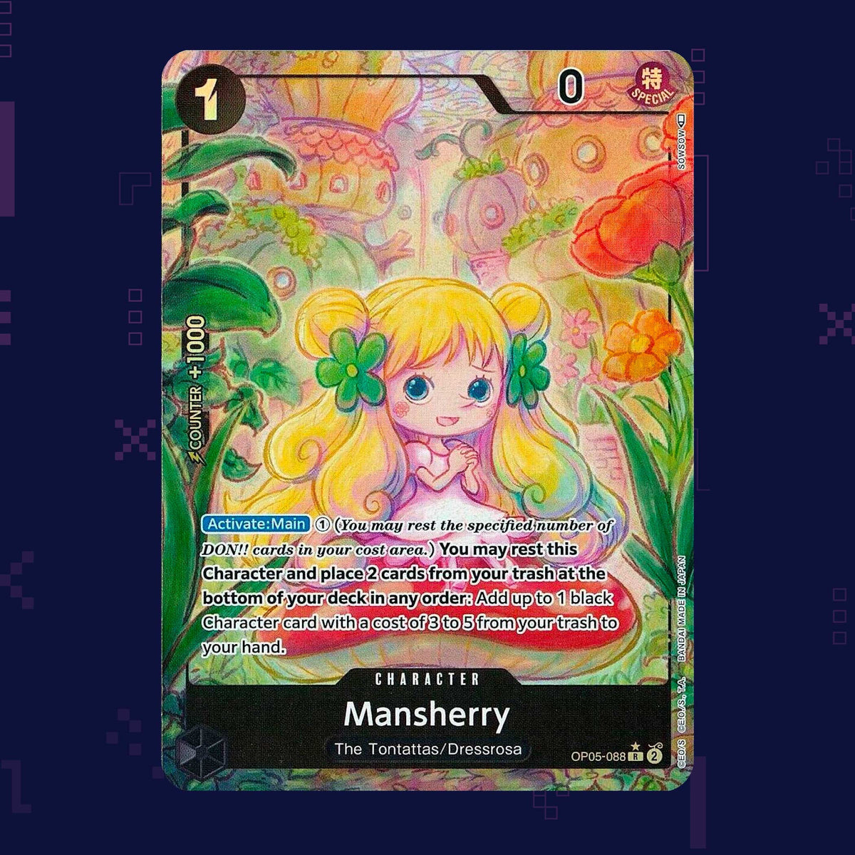 One Piece - Mansherry OP05-088 Foil