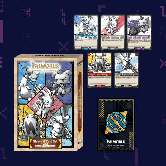 Palworld Official Card Game - Sleeve & Card Set Vol.1