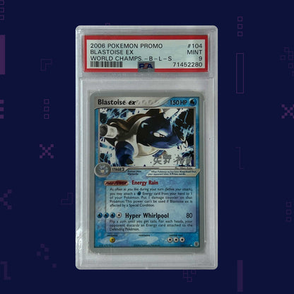 Pokémon - Blastoise EX #104 English - PSA 9 (71452280)