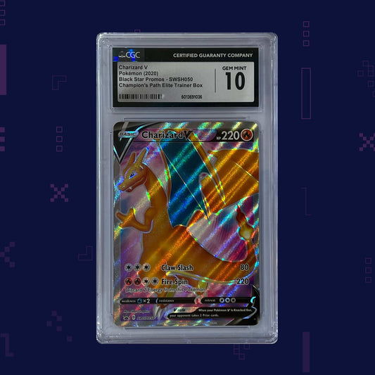 Pokémon - Charizard V #SWSH050 English - CGC 10 (6013691036)