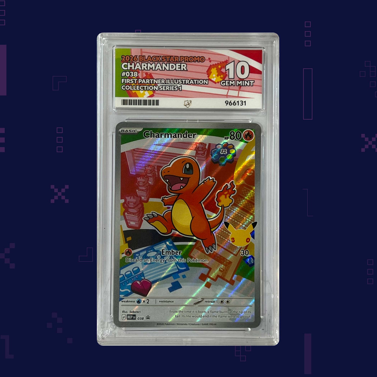 Pokémon - Charmander #038 English - ACE 10 (966131)
