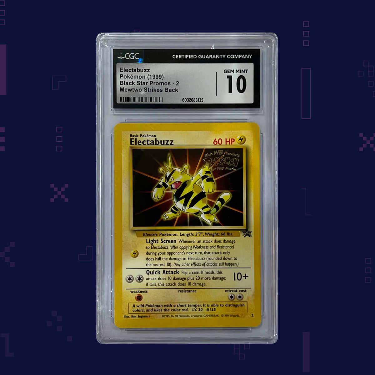 Pokémon - Electabuzz #125 - CGC 10 (6032683135)