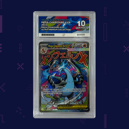 Pokémon - Mega Charizard X EX #23 English - ACE 10 (859519)