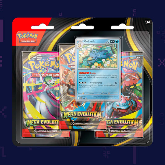 Pokémon - Mega Evolution 3 Pack Blister Goldduck