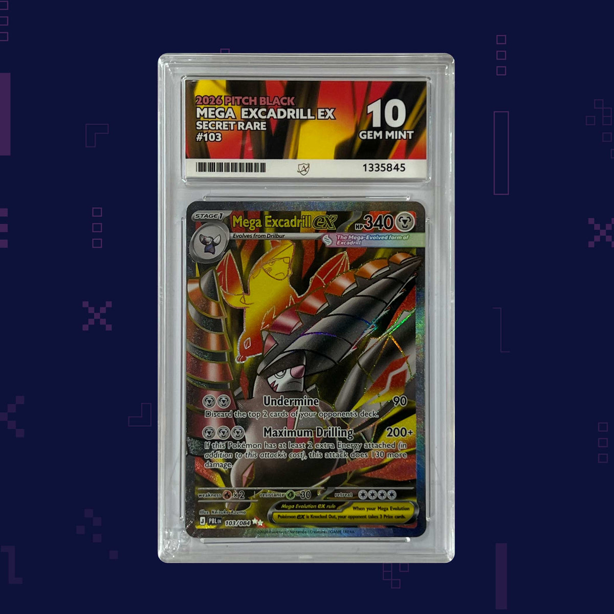 Pokémon - Mega Excadrill EX #103 English - ACE 10 (335845)