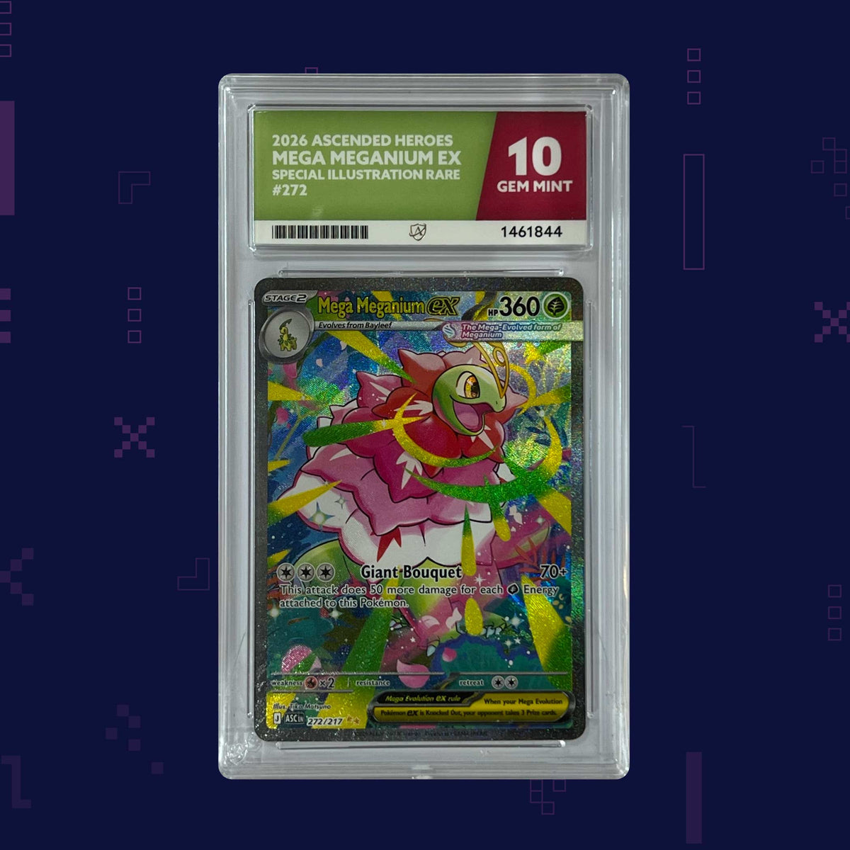 Pokémon - Mega Meganium Ex #272 - ACE 10 (1461844)