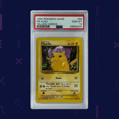 Pokémon - Pikachu #58 English - PSA 10 (59862005)