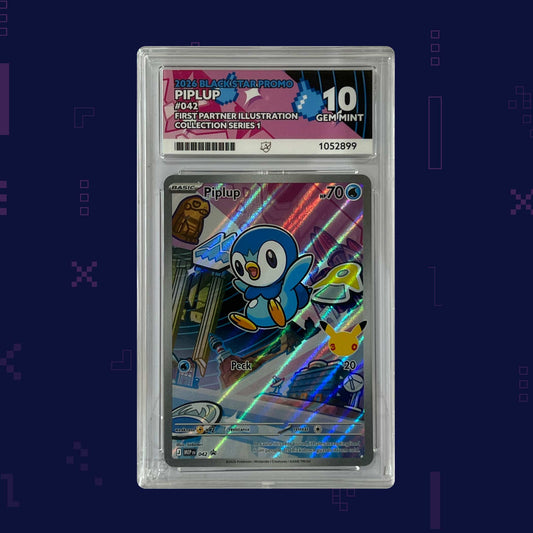 Pokémon - Piplup #042 2026 Black Star Promo First Partner Illustration English - ACE 10 (105899)