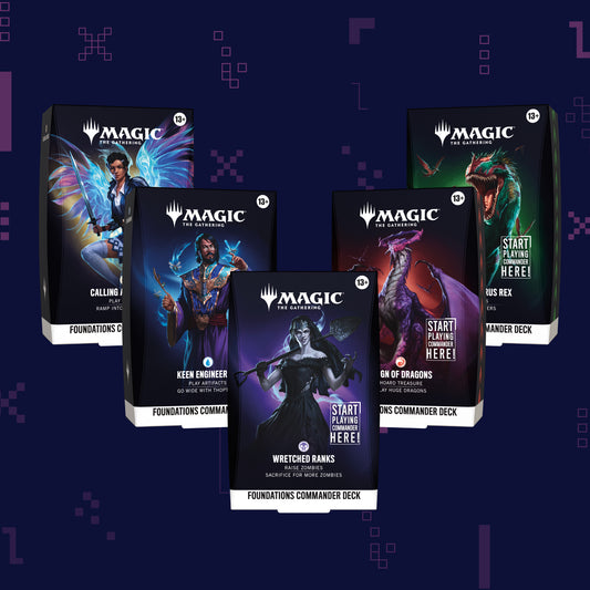 Magic: The Gathering - Foundations Commander Decks (5 Count)