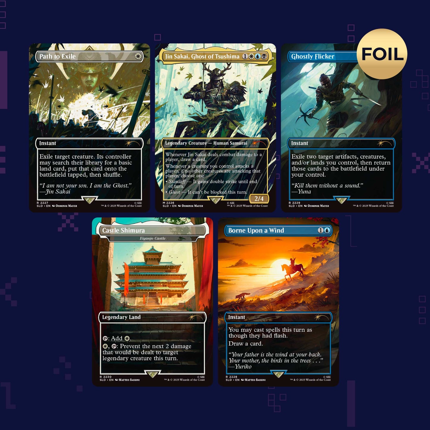 Magic The Gathering - Secret Lair x Ghost of Tsushima - FOIL