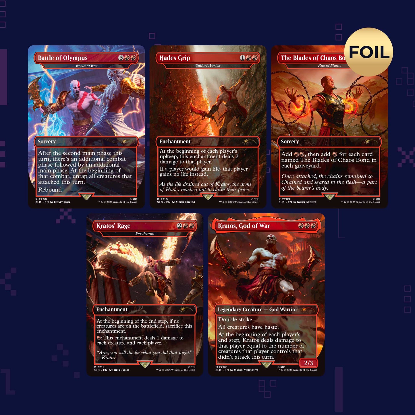 Magic The Gathering - Secret Lair x God of War: Greek - FOIL