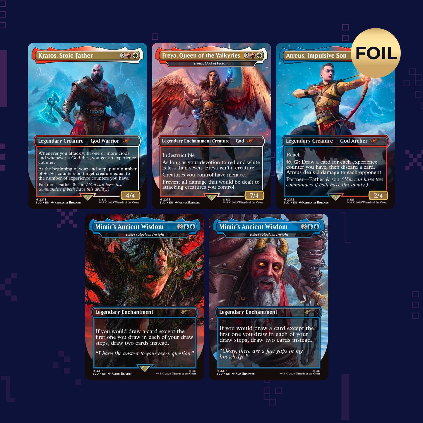 Magic The Gathering - Secret Lair x God of War Norse - FOIL