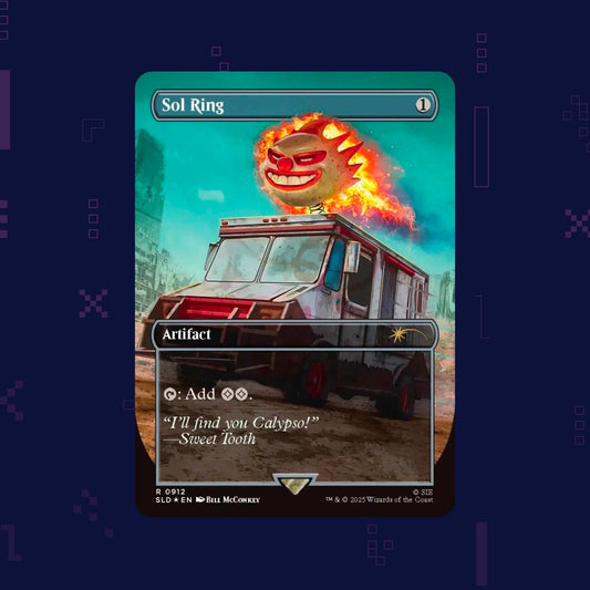 Magic The Gathering - Secret Lair x Twisted Metal: Sol Ring FOIL