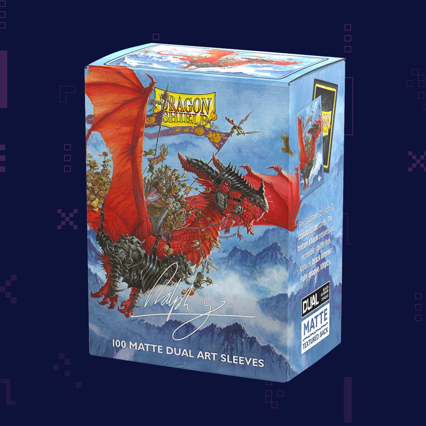Dragon Shield - Matte Dual Art - Signature Series - Standard Size Sleeves 100pk - The Raid