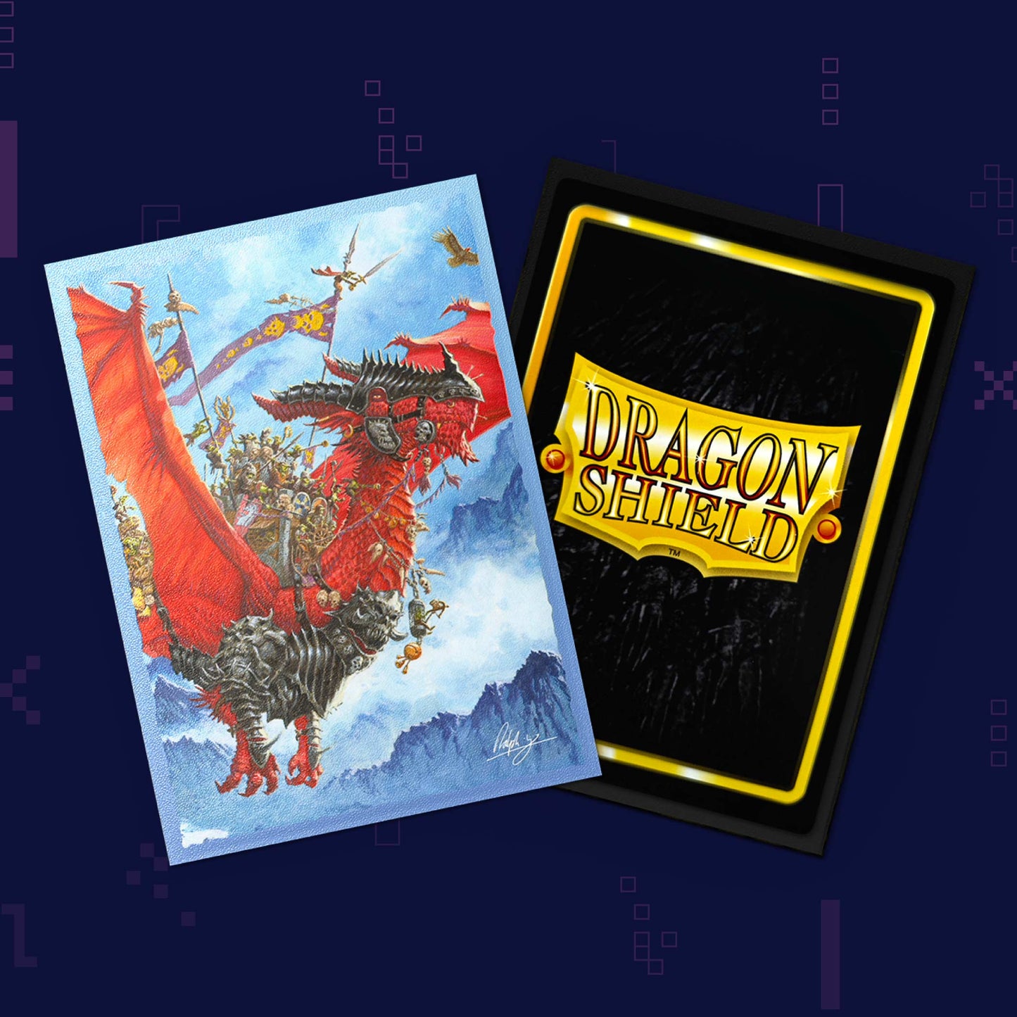 Dragon Shield - Matte Dual Art - Signature Series - Standard Size Sleeves 100pk - The Raid