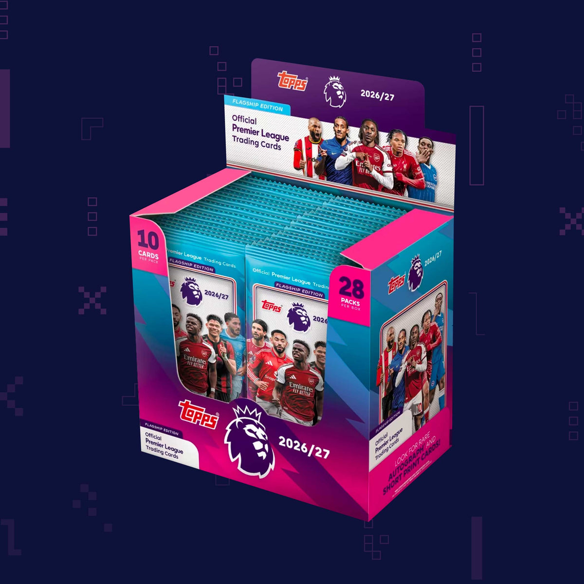 Topps - Flagship Premier League 2026/27 Card Packet Box (28 Count)