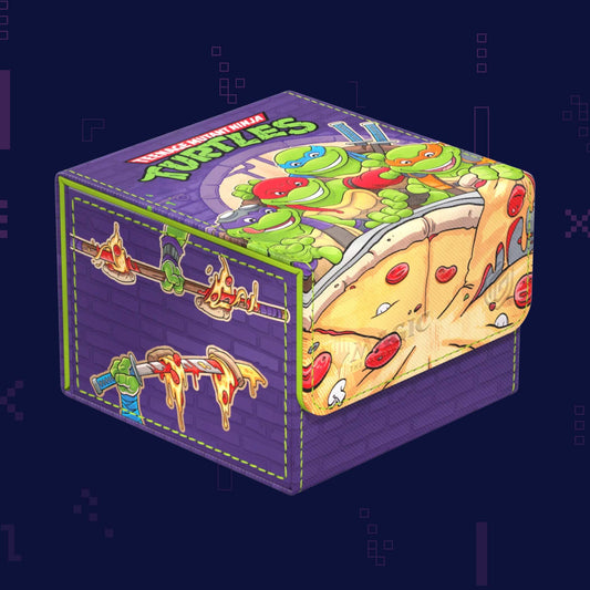 Ultimate Guard - Sidewinder 133+ Xenoskin Deck Box - Magic: The Gathering - Teenage Mutant Ninja Turtles - Pizza Box