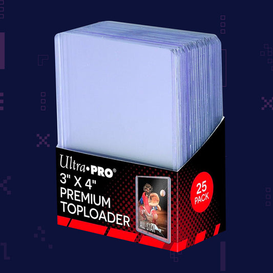 Ultra Pro - 3 x 4 Inch Toploaders Clear 25 Pack